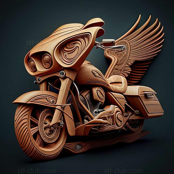 3D мадэль Harley Davidson Road Glide (STL)